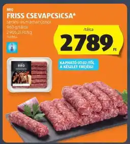 ALDI Friss csevapcsicsa ajánlat