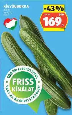 ALDI Kígyóuborka ajánlat