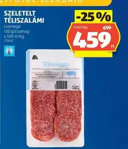 ALDI Szeletelt Téliszalámi ajánlat