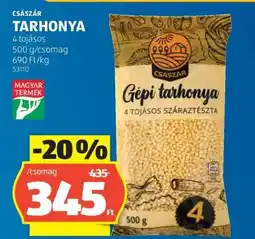 ALDI Császár Tarhonya ajánlat