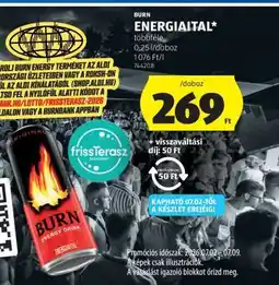 ALDI Burn energiaital ajánlat
