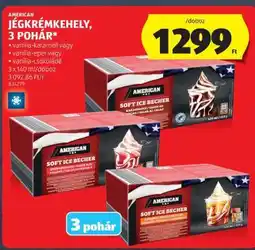 ALDI AMERICAN JÉGKRÉMKEHELY, 3 POHÁR ajánlat