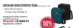 Interspar Checkline keresztpántos táska ajánlat