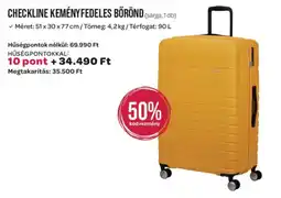 Interspar Checkline keményfedeles bőrönd ajánlat