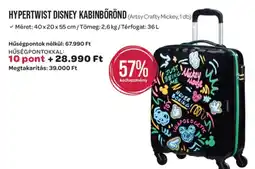 Interspar Hypertwist disney kabinbőrönd ajánlat