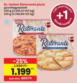 Interspar Dr. Oetker Ristorante pizza ajánlat