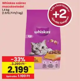 Interspar Whiskas száraz macskaeledel ajánlat