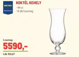 Metro Koktél kehely ajánlat