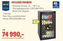 Metro GPC1088 Minibár ajánlat