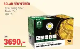 Metro Solar fényfüzér ajánlat