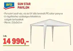 Metro Sun star pavilon ajánlat