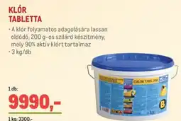 Metro Klór tabletta ajánlat