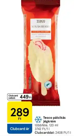 Tesco Tesco pálcikás jégkrém ajánlat