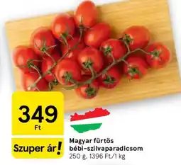 Tesco Magyar fürtös bébi-szilvaparadicsom ajánlat