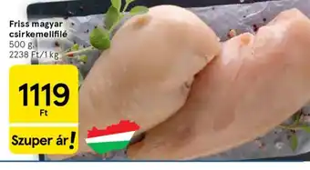 Friss magyar csirkemellfilé