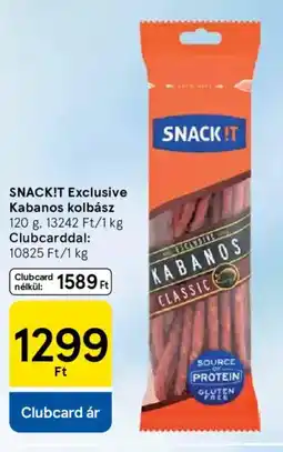 Tesco SNACK!T Exclusive Kabanos kolbász ajánlat