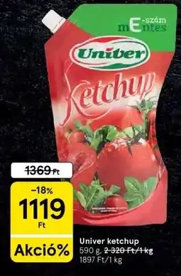 Tesco Univer ketchup ajánlat