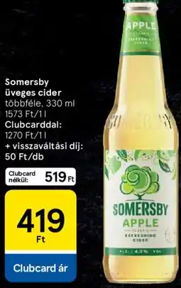 Tesco Somersby üveges cider ajánlat