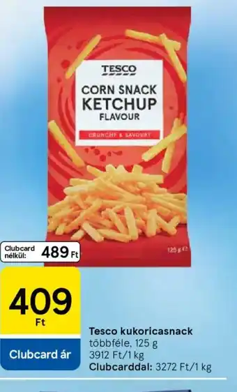 Tesco kukoricasnack