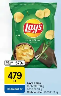 Tesco Lay's chips ajánlat