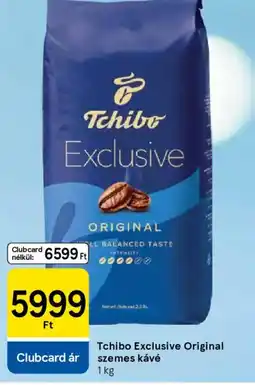 Tesco Tchibo Exclusive Original szemes kávé ajánlat