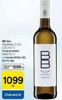Tesco BB bor ajánlat