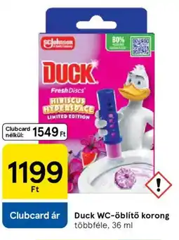 Tesco Duck WC-öblítő korong ajánlat