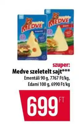 Coop Medve szeletelt sajt ajánlat
