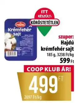 Coop Hajdú Krémfehér Sajt ajánlat