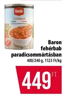 Coop Baron fehérbab paradicsommártásban ajánlat