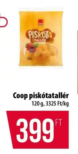 Coop Coop piskótatallér ajánlat