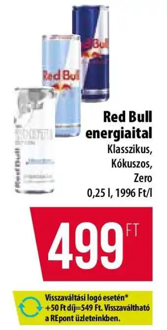 Coop RED BULL Energiaital ajánlat