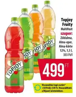Coop Topjoy Fruity Multifruti ajánlat