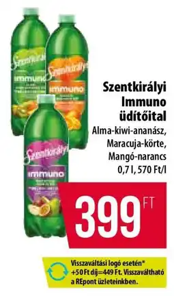 Coop Szentkirályi Immuno üdítőital ajánlat