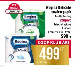 Coop Regina Delicate toalettpapír ajánlat