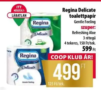Coop Regina Delicate toalettpapír ajánlat