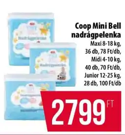 Coop Coop Mini Bell nadrágpelenka ajánlat