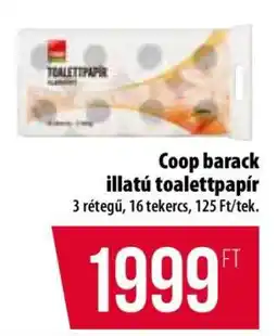 Coop Coop barack illatú toalettpapír ajánlat