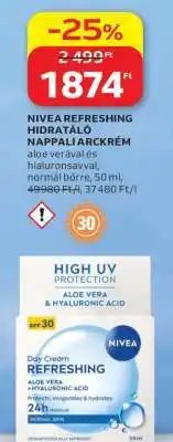 Auchan NIVEA REFRESHING HIDRATÁLÓ NAPPALI ARCKRÉM ajánlat