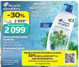 Auchan HEAD & SHOULDERS Sampon ajánlat