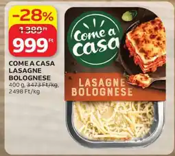 Auchan Come a Casa Lasagne Bolognese ajánlat