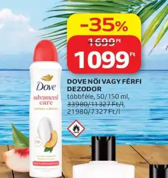 Auchan DOVE NŐI VAGY FÉRFI DEZODOR ajánlat