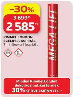 Auchan RIMMEL LONDON SZEMPILLASPIRÁL ajánlat