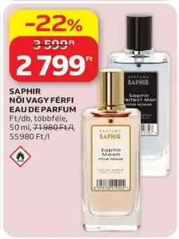 Auchan SAPHIR NŐI VAGY FÉRFI EAU DE PARFUM ajánlat