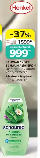 Auchan Schwarzkopf Schauma Sampon ajánlat