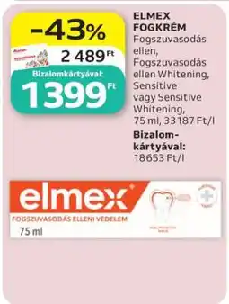 Auchan ELMEX FOGKRÉM ajánlat