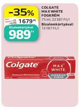 Auchan Colgate Max White Fogkrém ajánlat