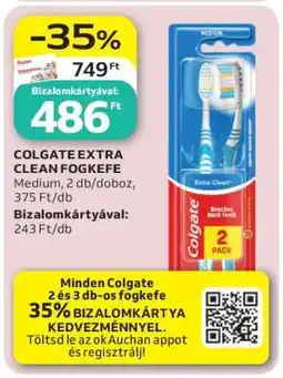 Auchan Colgate Extra Clean fogkefe ajánlat