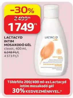 Auchan LACTACYD INTIM MOSAKODÓ GÉL ajánlat