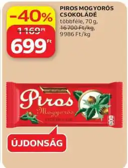 Auchan Piros Mogyorós Csokoládé ajánlat